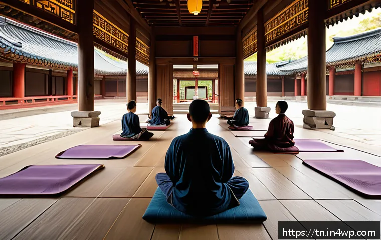 역사적 순례 여행에서 경험하는 명상의 깊이와 시간의 의미 3 역사적 순례 여행에서의 명상 시간 관련 이미지 1